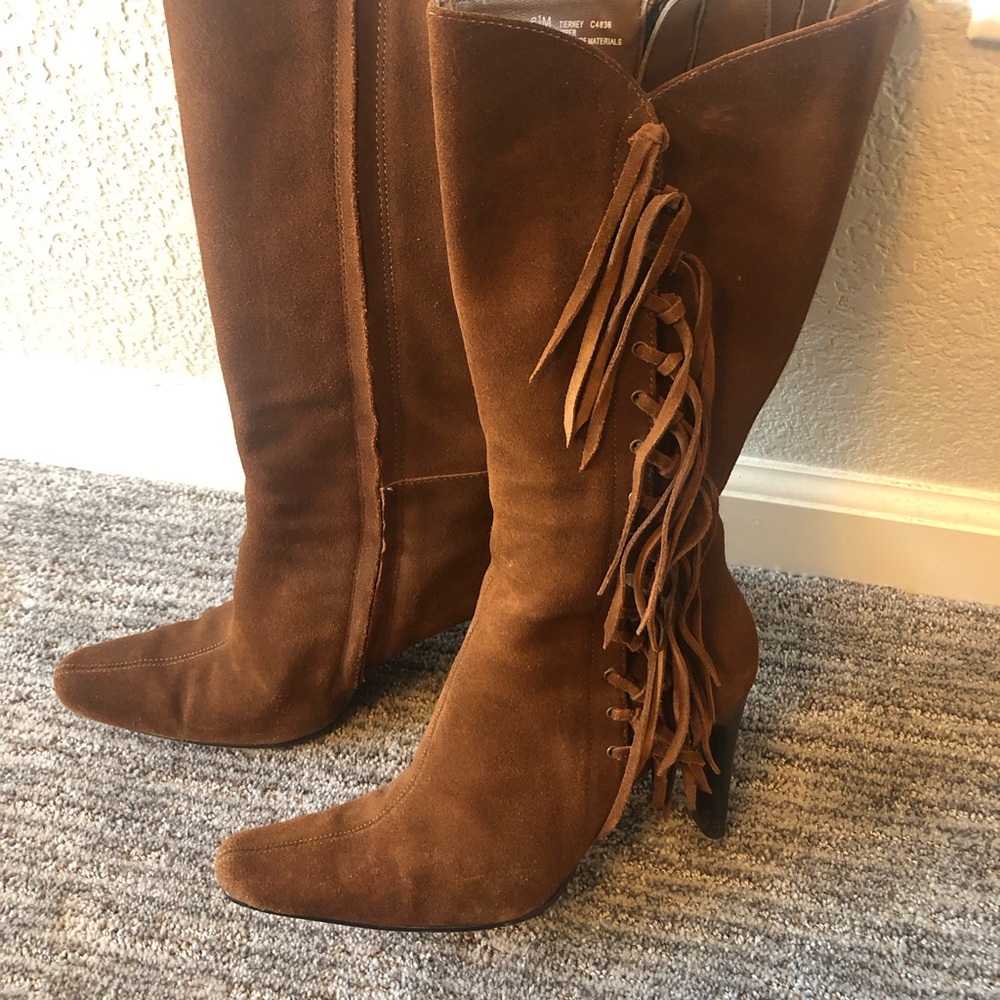 Vintage MIA tassel boots, two colors